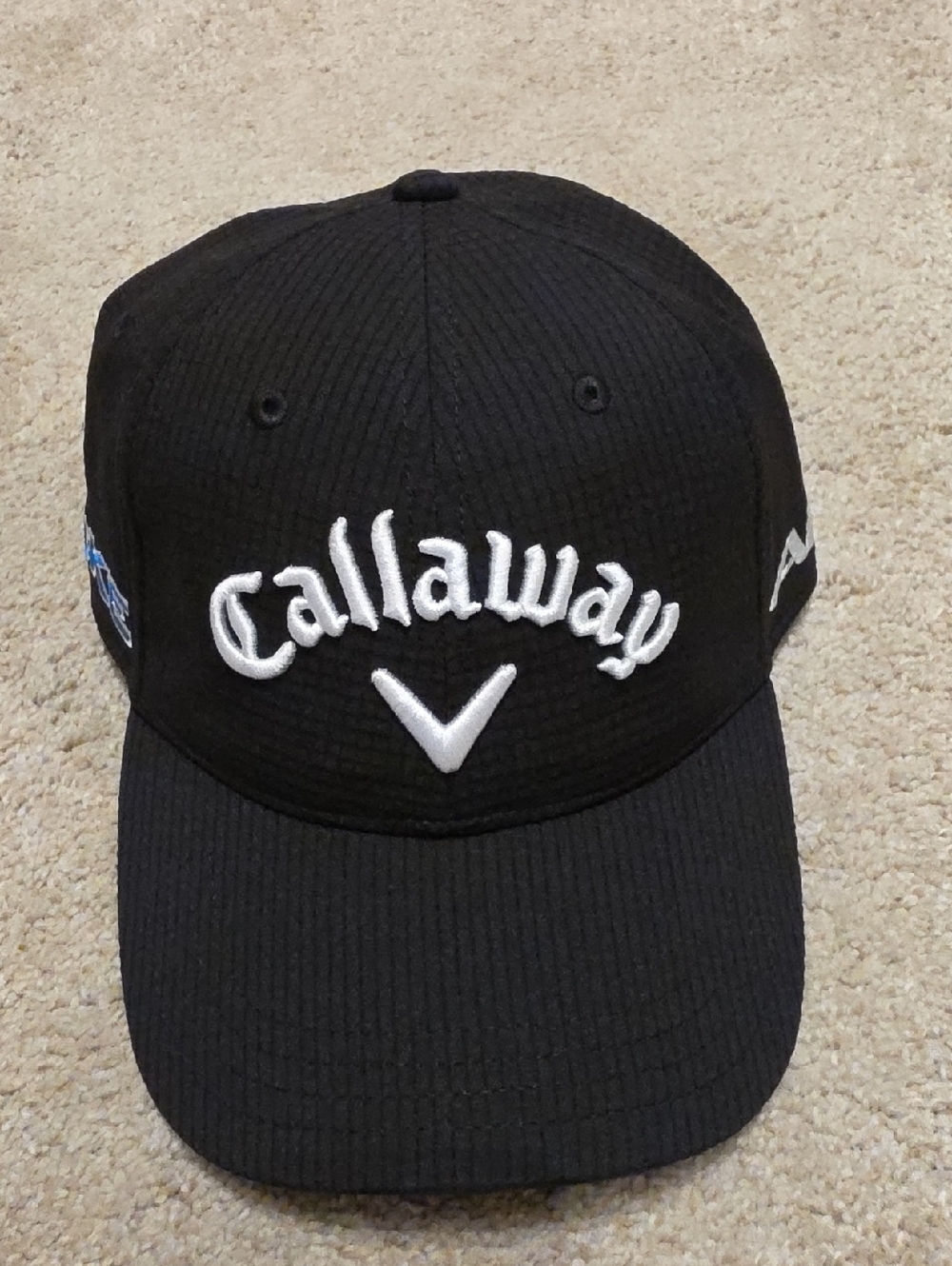 Callaway Black Hat with White Embroidered Logo